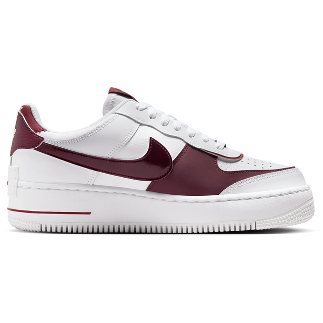 Nike Air Force 1 Shadow - White-Night Maroon