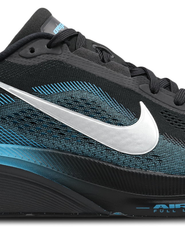 Nike Air Zoom Pegasus 42 Black-Metallic Silver-Lt Current Blue
