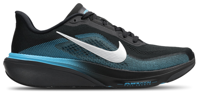 Nike Air Zoom Pegasus 42 Black-Metallic Silver-Lt Current Blue
