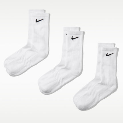 Nike Everyday Cushioned Crew Socks White Black