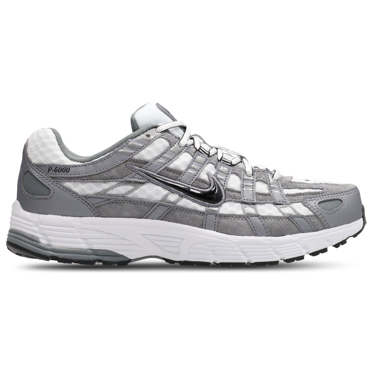 Nike P-6000 - White-Black-Mtlc Cool Grey