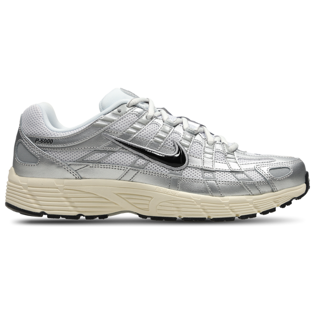 Nike P-6000 - White-Black-Mtlc Silver