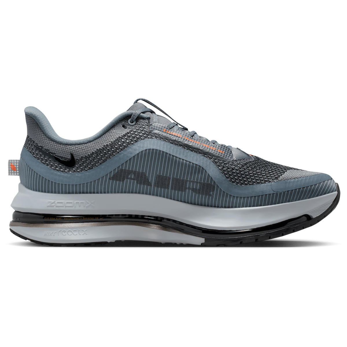 Nike Pegasus Premium - Black-Wolf Grey-Safety Orange