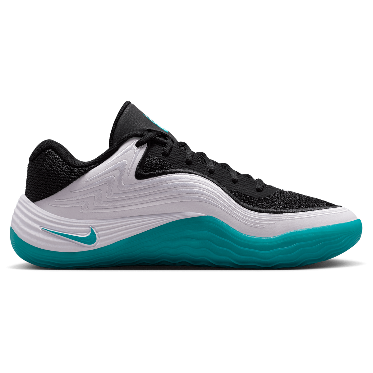 Nike Precision 8 Low Black-White – White Outsole