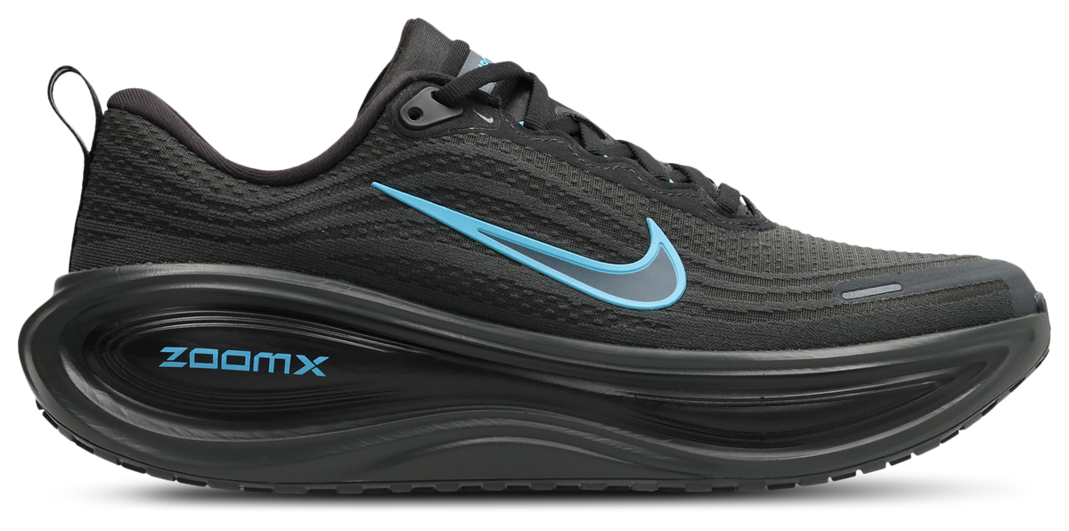 Nike Zoom Vomero Plus Anthracite Light Current Blue Black side view