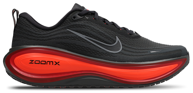 Nike Zoom Vomero Plus Anthracite Black Bright Crimson side view
