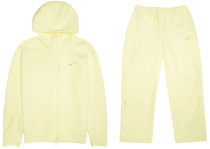 NOCTA Tech Fleece Full Tracksuit – Citron Tint – product on white background