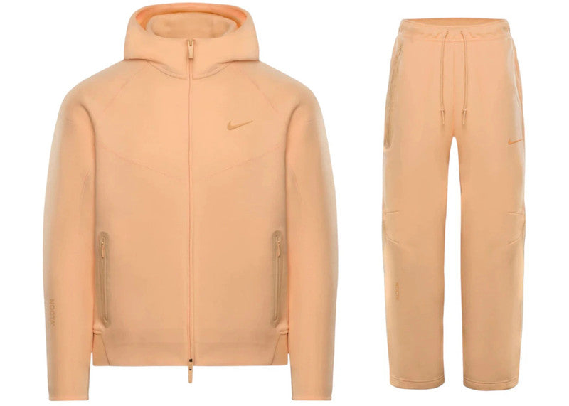 NOCTA Tech Fleece Full Tracksuit – Ice Peach – product on white background
