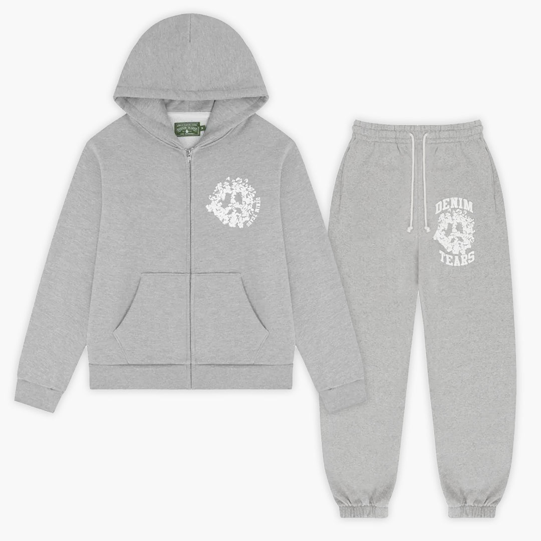 Denim Tears University Set — Grey — Full Tracksuit