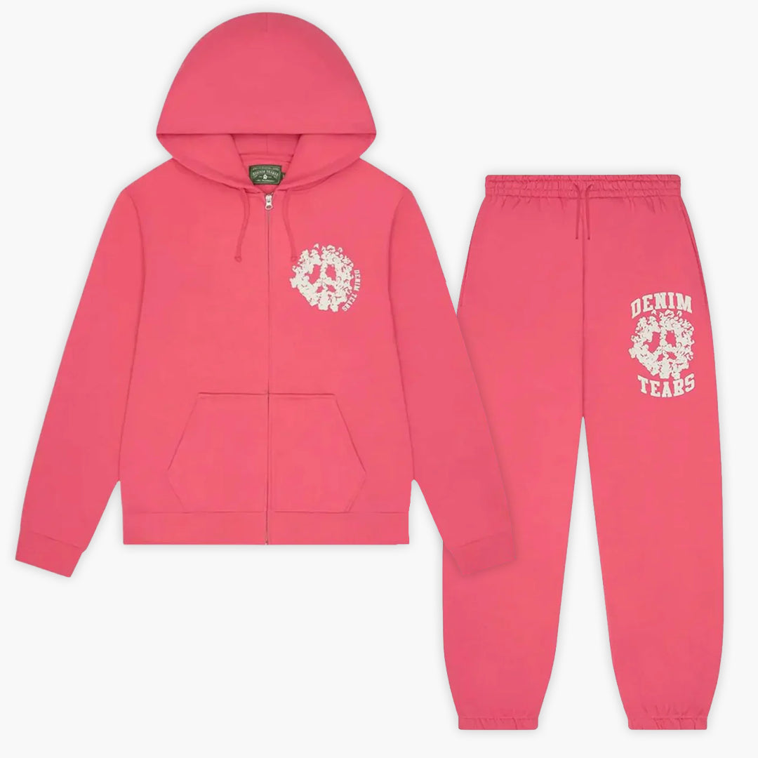 Denim Tears University Set — Pink — Full Tracksuit