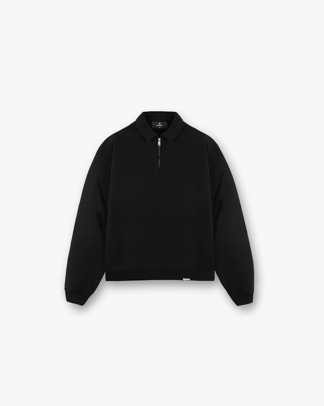 Represent Initial Quarter Zip — Jet Black