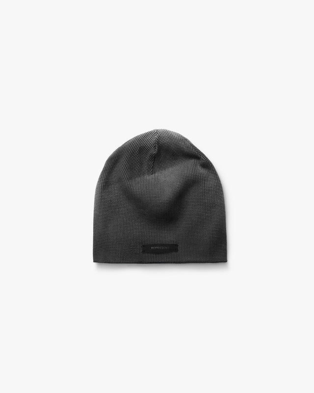 Represent Waffle Beanie — Vintage Black