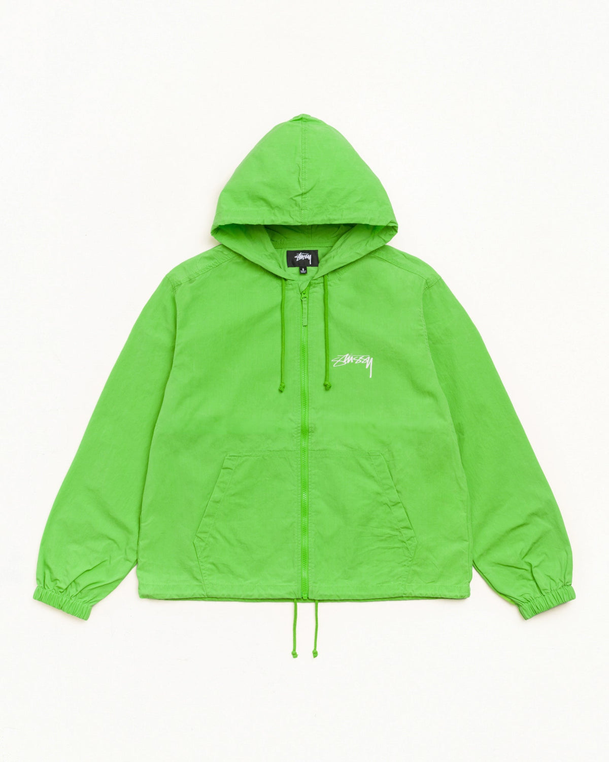 Stüssy Waxed Cotton Beach Shell — Kiwi