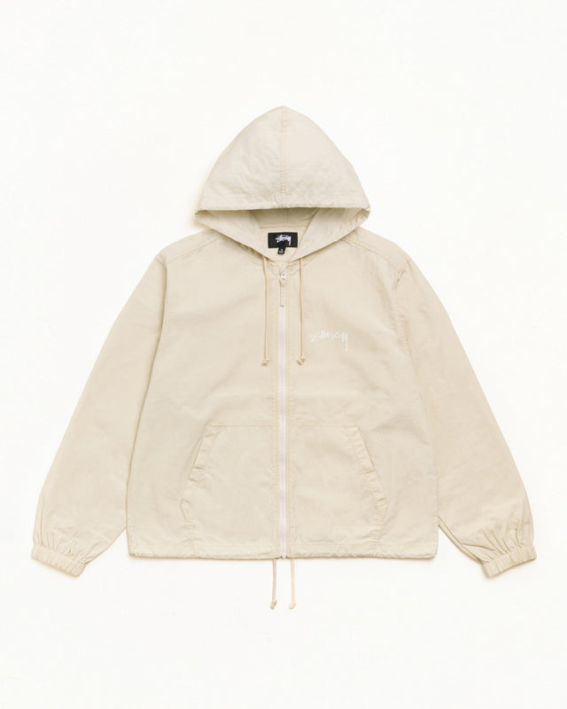 Stüssy Waxed Cotton Beach Shell — Stone