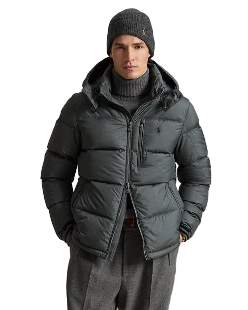 Polo Ralph Lauren Gorham Down Jacket in Charcoal Grey