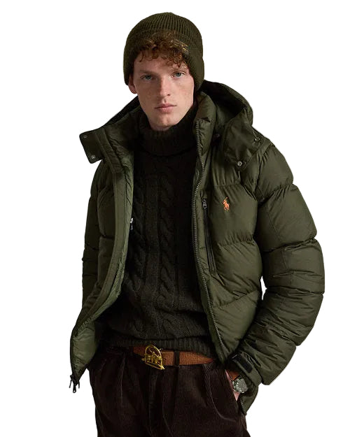 Polo Ralph Lauren Gorham Down Jacket in Company Olive