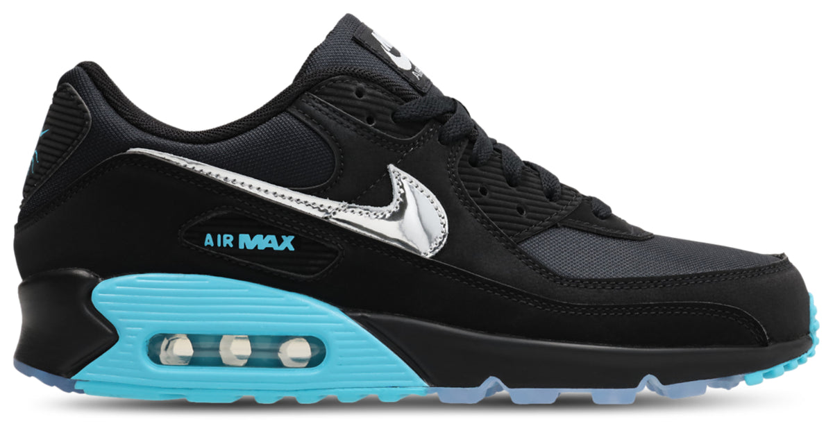 Nike Air Max 90 - Black-Chrome-Gamma Blue