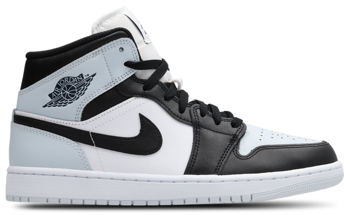 Jordan AJ1 Mid - Black-Squadron Blue-Aura