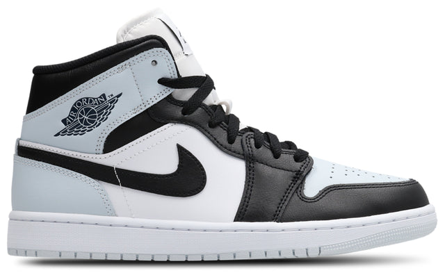 Jordan AJ1 Mid - Black-Squadron Blue-Aura