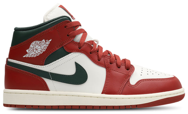 Jordan AJ1 Mid - Sail-Midnight Green-Pure Plati