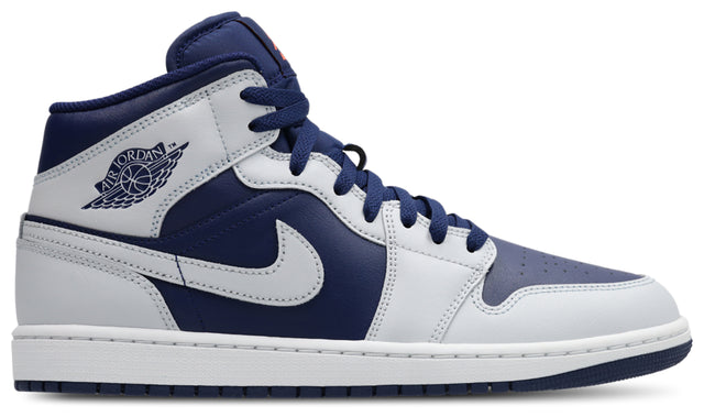 Jordan AJ1 Mid - Blue Void-Pure Platinum-Summit