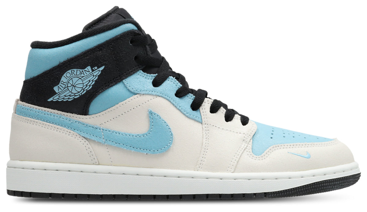 Jordan AJ1 Mid - Summit White-Blue Chill