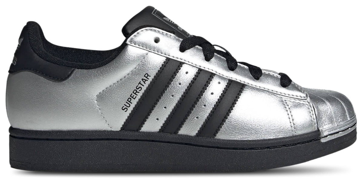 adidas Superstar II - Silver Metallic-Core Black (Women 1)