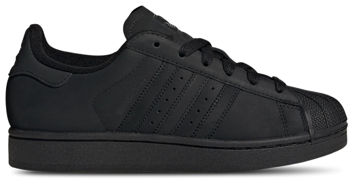 adidas Superstar II - Core Black-Core Black (Women 2)