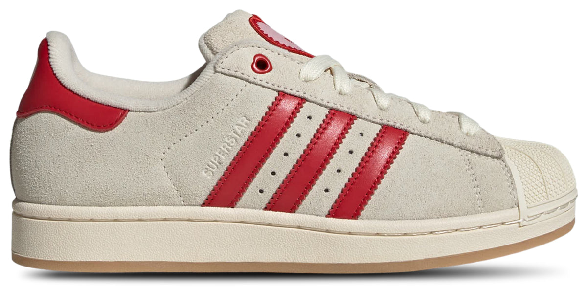 adidas Superstar II - Cream White-Better Scarlet