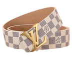 Checkered White / Gold / 105cm