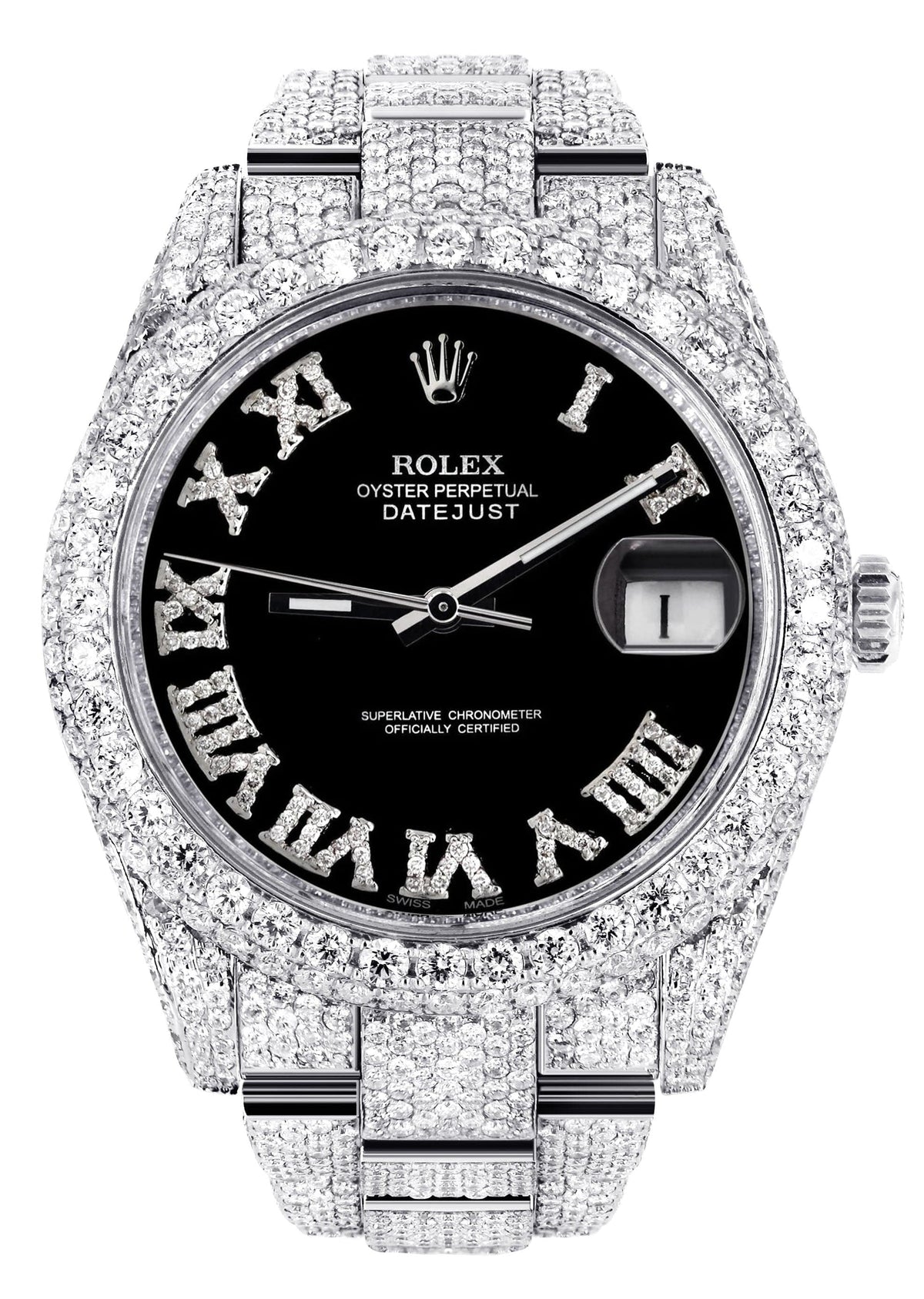 Rolex Datejust 41 Iced Black Roman