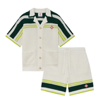 Full Set / White Green / S