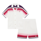 Full Set / White Red Purple / S