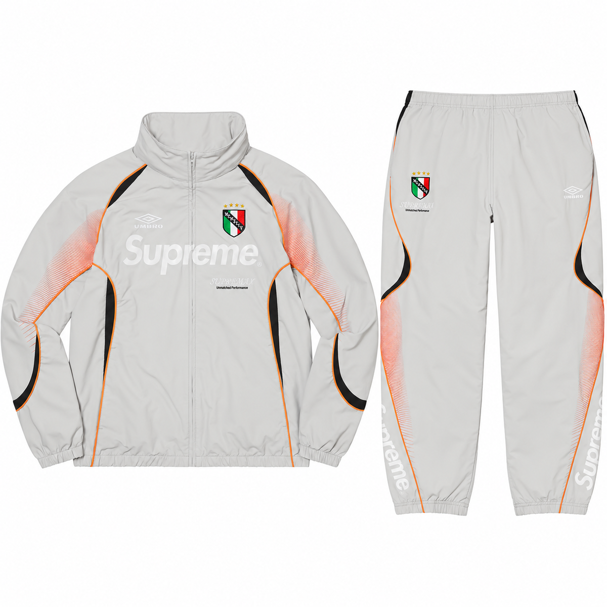 Supreme Umbro SS22 Full Tracksuit Grey
