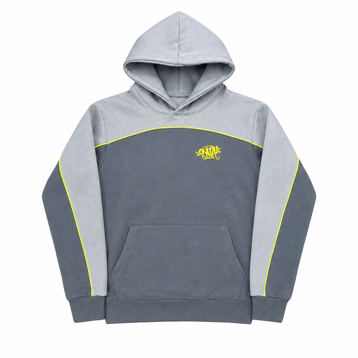 Syna Team Pipe Top – Light Grey/Volt
