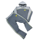 Full Tracksuit / Light Grey/Volt / XS