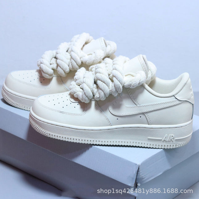 Nike Air Force 1 with Chunky Rope Laces