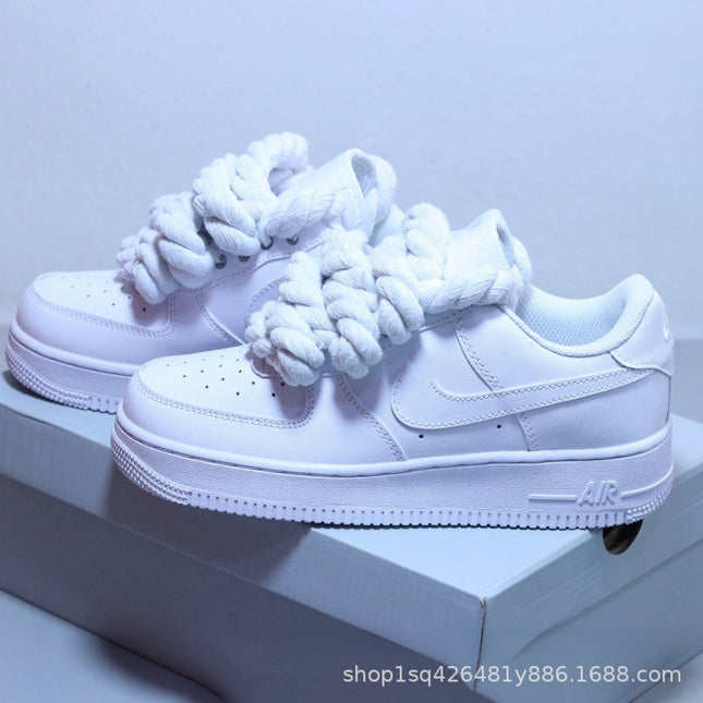 Nike Air Force 1 with Chunky Rope Laces