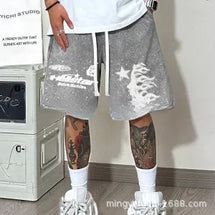 Saint Vintage shorts, cropped pants, high street baggy trousers