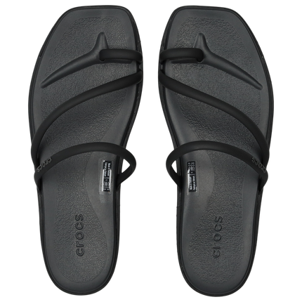 Crocs Miami Toe Loop Sandal in Black-Black