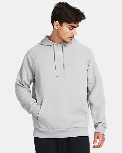 Under Armour UA Rival Fleece Hoodie Mod Gray Light Heather