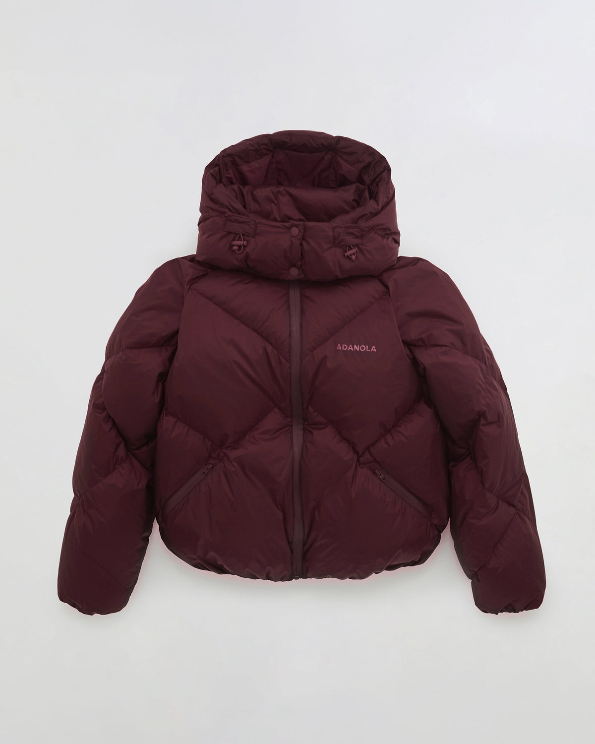 Adanola Diamond Down Puffer - Damson