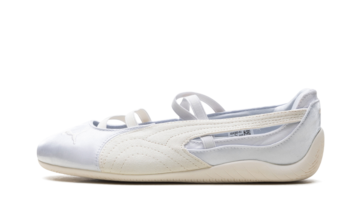 PUMA Speedcat Ballet - Silver Mist Warm White Satin
