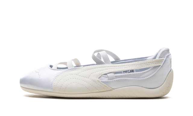 PUMA Speedcat Ballet - Silver Mist Warm White Satin