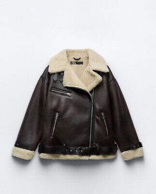 Zara Double-Faced Aviator Jacket